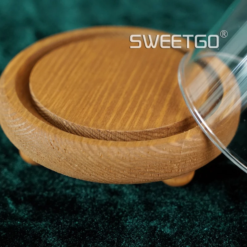 SWEETGO деревянная подставка для кекса miclandscape/консервированный цветочный Купол 8*20