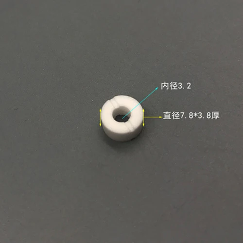 M3.2x7.8x3.8mm(5Pcs) M3.2 M4 M5 высокотемпературные глинозема керамические шайбы кольцо износ/коррозионно-стойкий коврик изоляция анти-окисление прокладка - Цвет: M3.2x7.8x3.8mm(5Pcs)