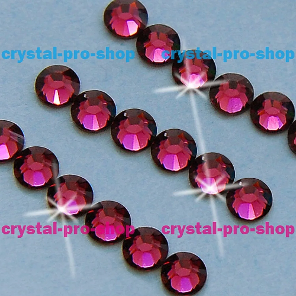 Swarovski Elements Аметист(204)(без горячей фиксации/стразы с прямой основой с помощью утюга(ss3-ss34)(1 мм-7 мм) стразы с плоской задней частью