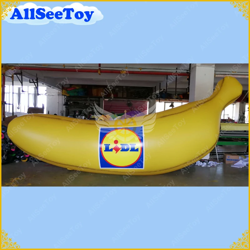 Лидер продаж надувной банановый шар длиной 5 м для рекламы фотосфера вечерние