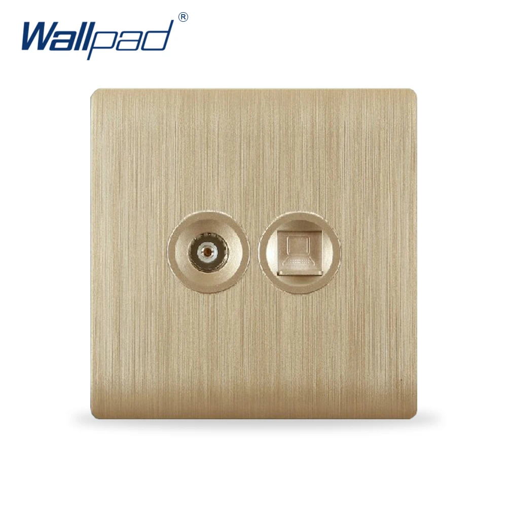 2019 Горячая продажа компьютерная и ТВ розетка Wallpad Роскошная настенная