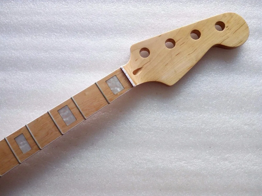 New Maple 24 Fret P Bass Neck For Electric Guitar Parts Replacment | Спорт и развлечения