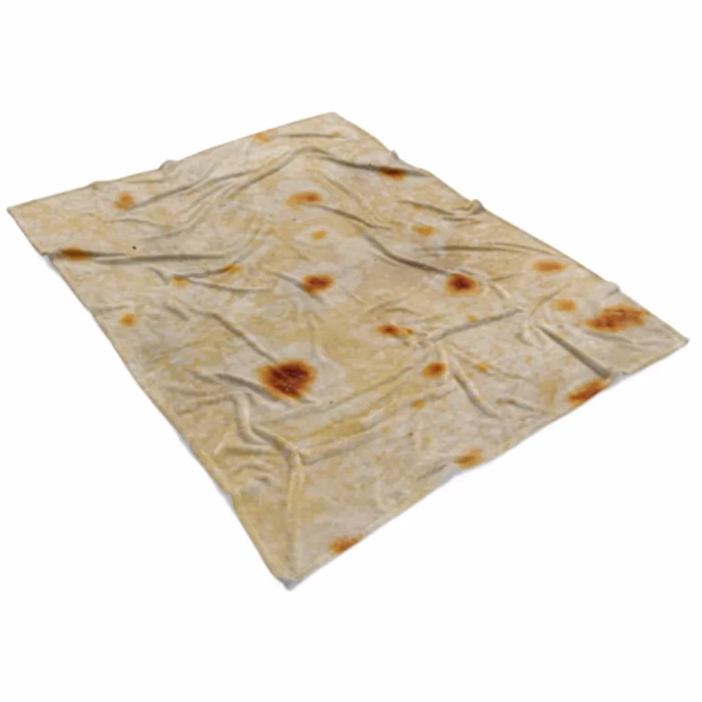 Лучшие продажи 2019 Флисовое одеяло Tortilla Burrito мягкое домашнее украшение