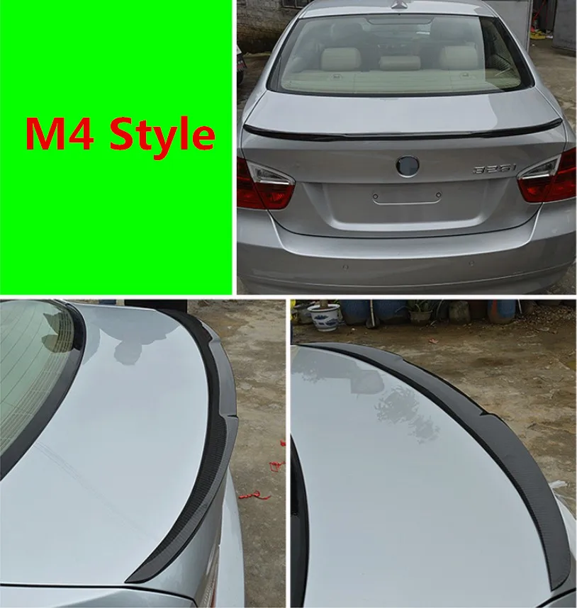 Спойлер HLONGQT из углеродного волокна для BMW 3 серии E90 318 320 325 330 335 2005-2012