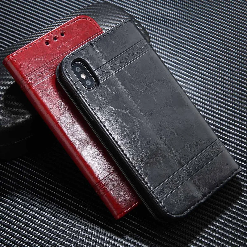 Lovebay флип-чехол для телефона iPhone 6 6s 7 8 Plus 11Pro X XR XS Max Ретро слот карт подставка