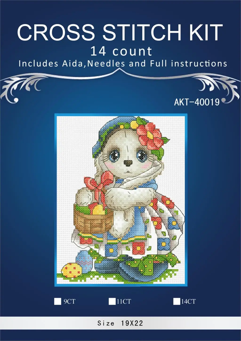 

Oneroom для вышивки, аналогичные dmc нити "сделай сам", вышивка крестом, наборы для вышивания, 14CT & 16CT, стильный комплект одежды с рисунком зайца 13