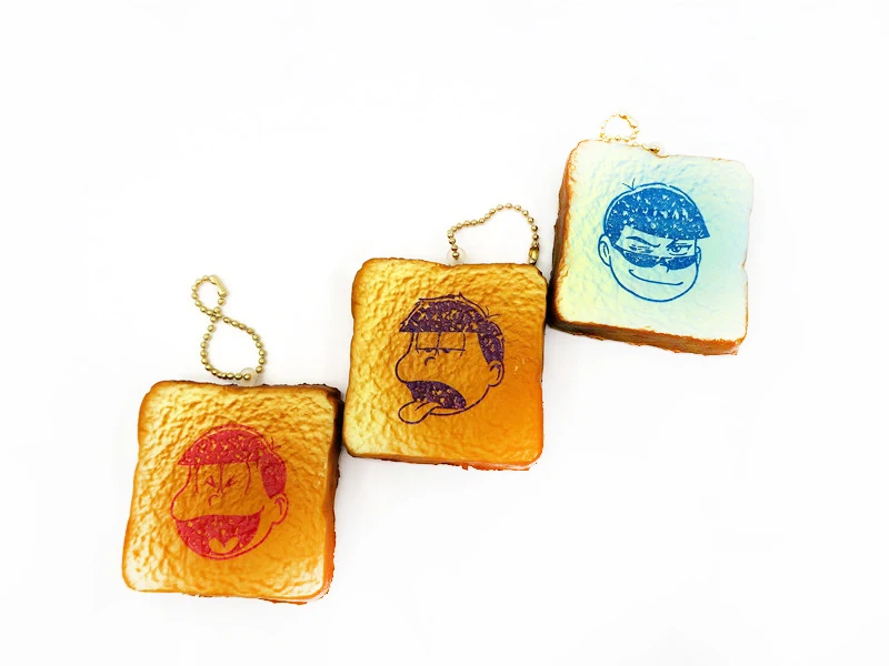 Osomatsu-san toast, 3 стиля, оригинальная упаковка, японские Мультяшные продукты, хлеб мягкий и легко сдавливаемый предмет
