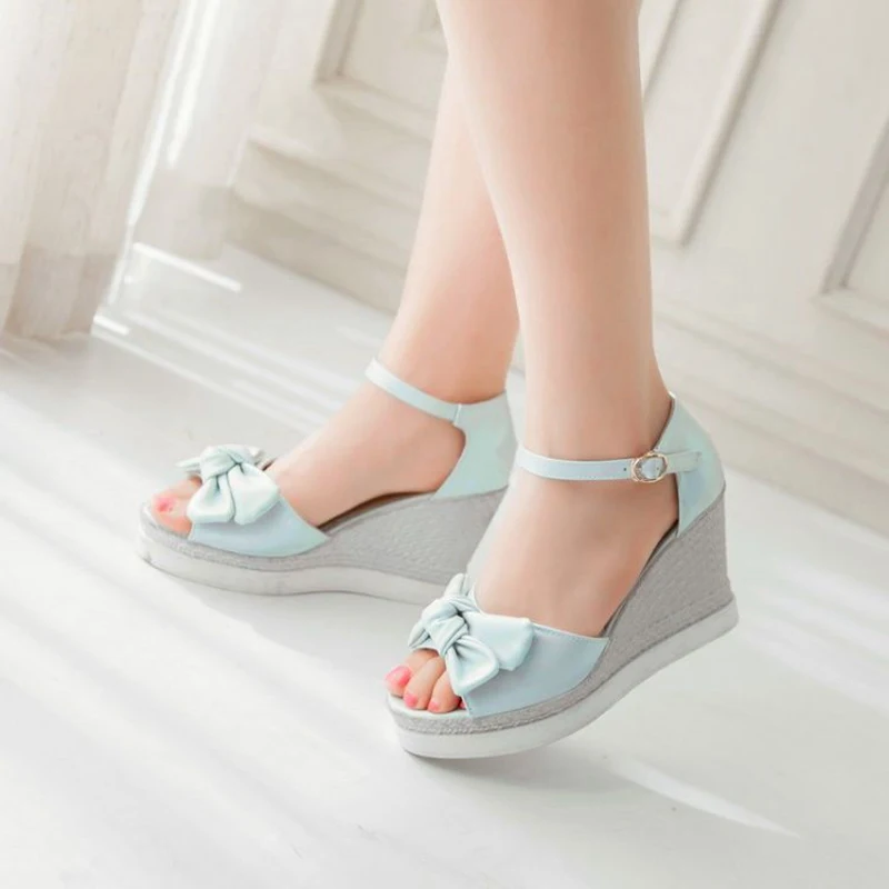 

REAVE CAT High heels Platform sandals high heels wedges chaussures femme Buckle strap shoes Gladiator sandals feminina A2203
