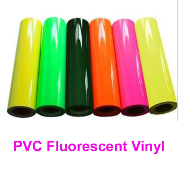

1 sheet 25cmx100cm (10"x40") PVC fluorescent vinyl Neon vinyl for heat transfer heat press cutting plotter Made in South Korea