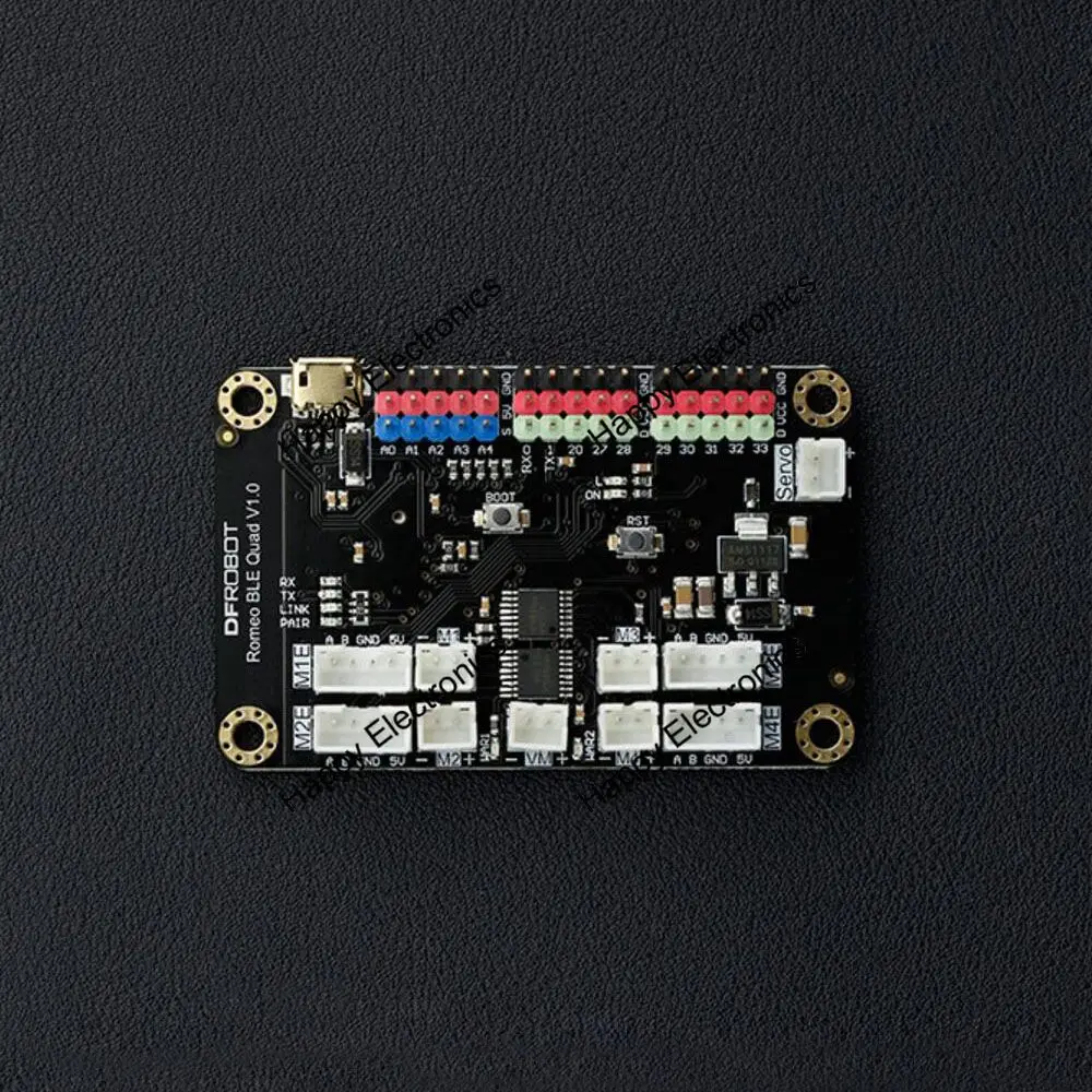 DFRobot 100% подлинный Romeo BLE Quad/плата управления V1.0 STM32 TI CC2540 72 МГц 3 В с четырехъядерным