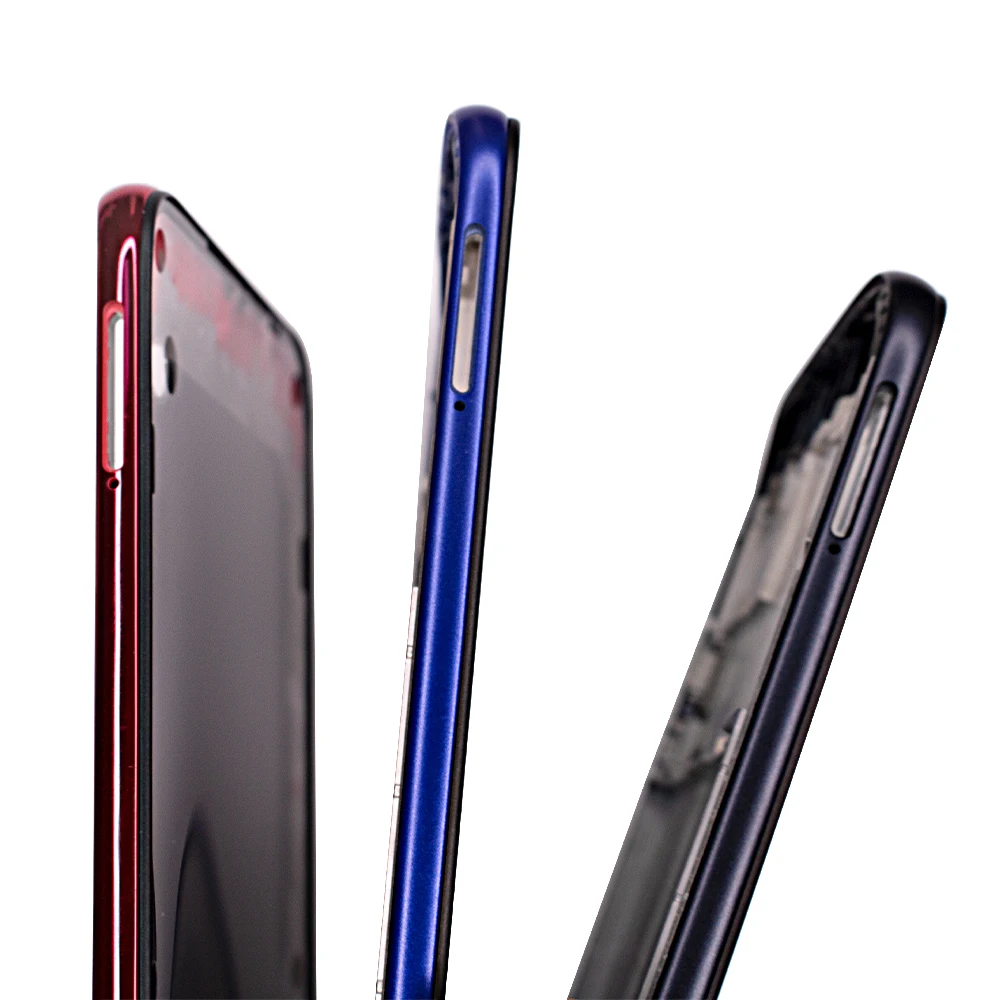 Средняя рамка корпуса для Xioami Redmi 7 средняя Рамка передняя рамка с боковой кнопкой для Redmi 7