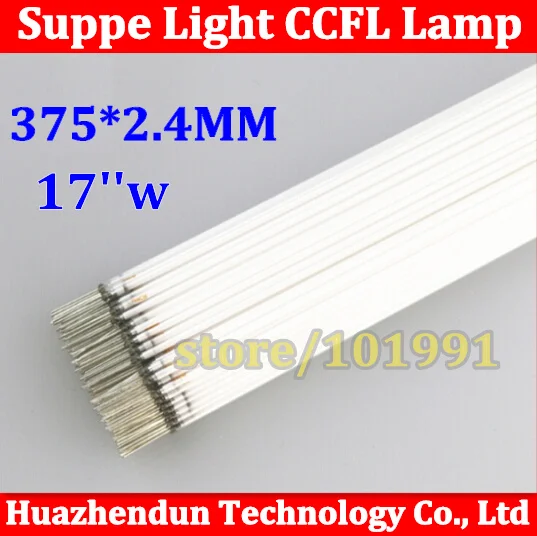 

40pcs High Quality Free Shipping Supper Light CCFL 375 mm * 2.5/2.4 mm 17" Wide LCD Backlight Lamp 50pcs/lot