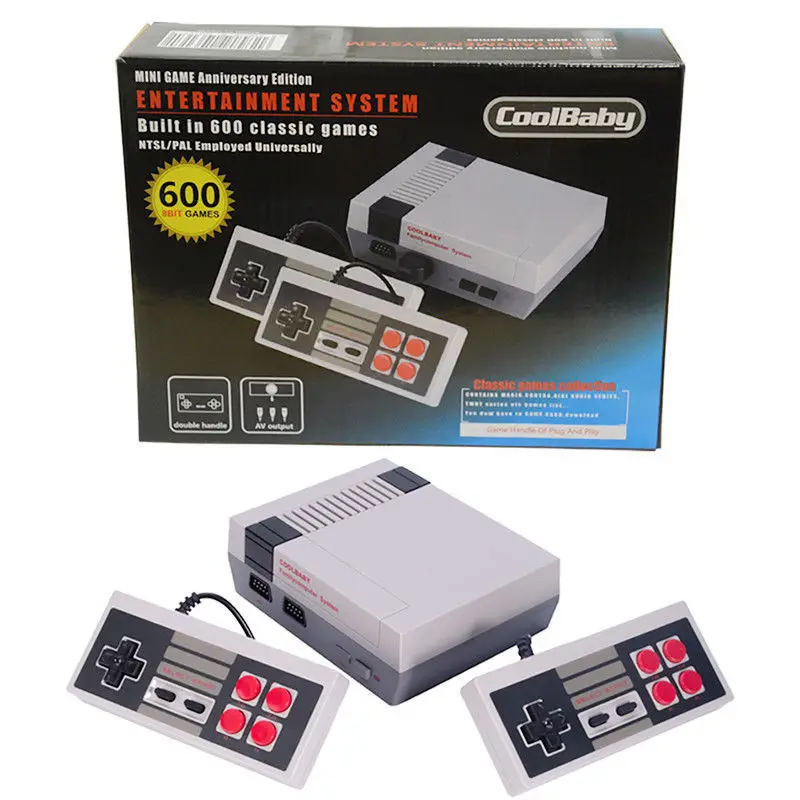 AV/HDMI классический мини, nes Edition Ретро игровая консоль с 2 контроллерами встроенные 600 классические игры nintendo