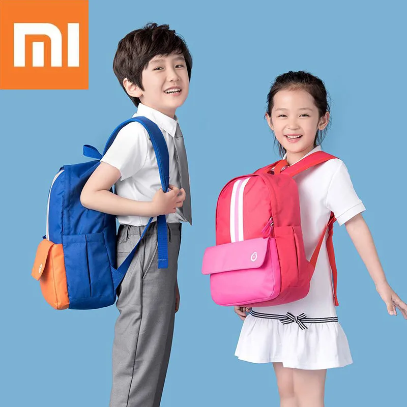Xiaomi Mijia 8/12L водонепроницаемый детский школьный рюкзак B a g для мальчиков и девочек