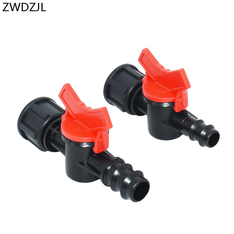 

Garden tap Female thread 1/2 to the 16mm 20mm hose irrigation water valve Mini Valve waterstop connectors Built-in seal 1pcs