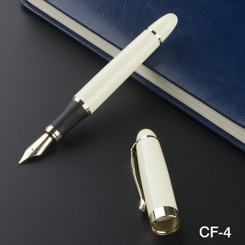 JINHAO X450 серая и Золотая авторучка 18 КГП 0 5 мм перо с широким основанием темно