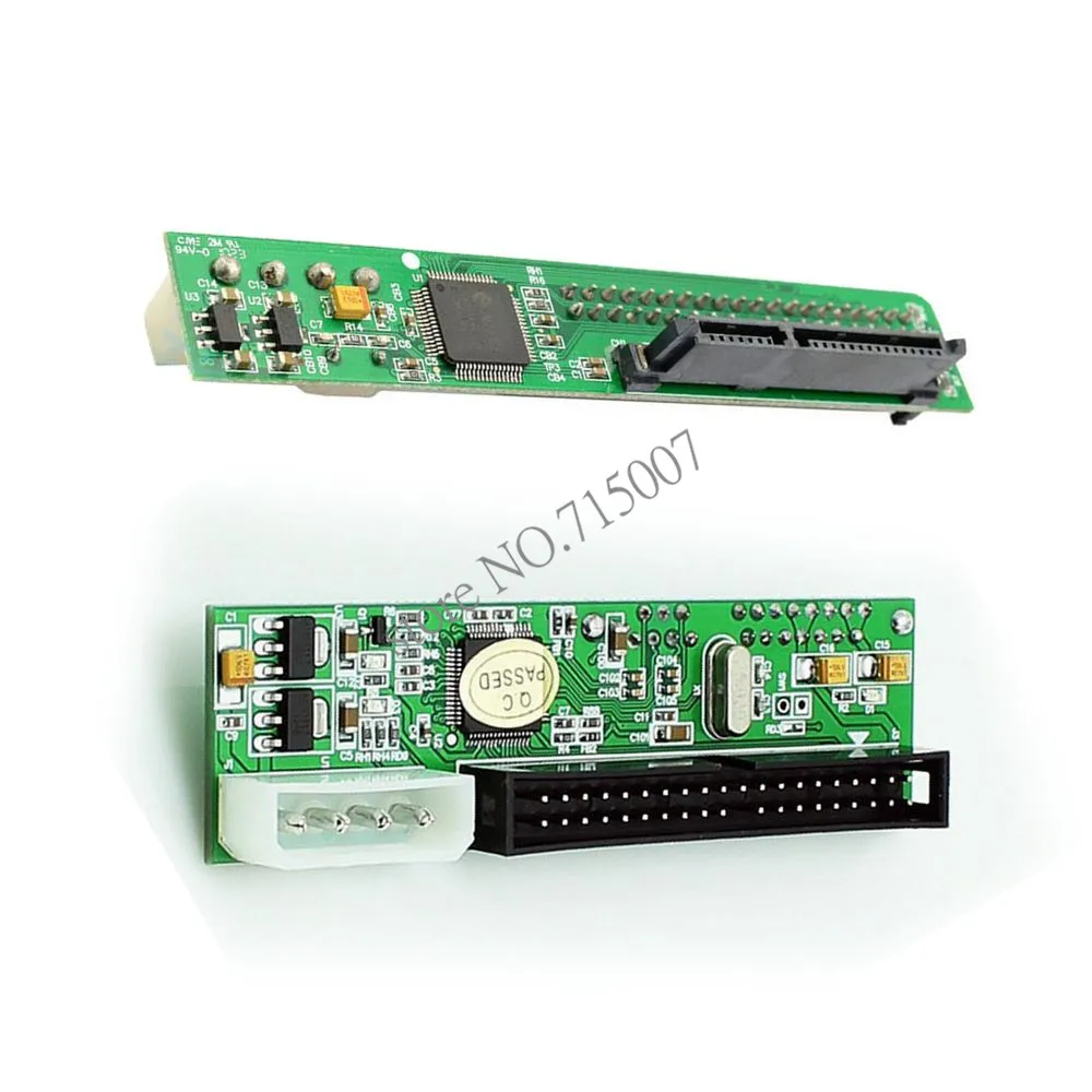 Бесплатная доставка 7 + 15Pin Женский SATA SSD HDD жесткий диск для IDE 3 5 дюйма 40 Pin Мужской