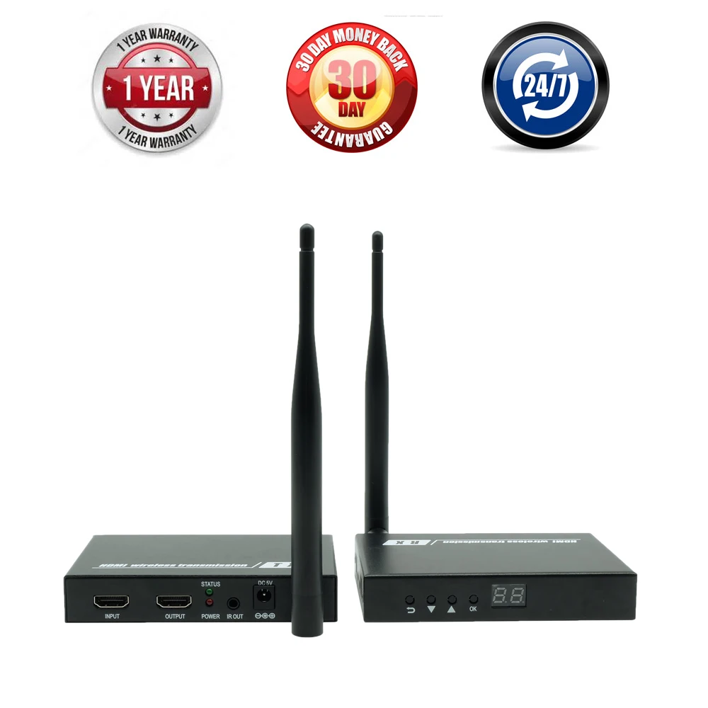 196ft HDMI беспроводной передатчик 5 ГГц приемник с ИК WIFI удлинитель Отправитель ZY