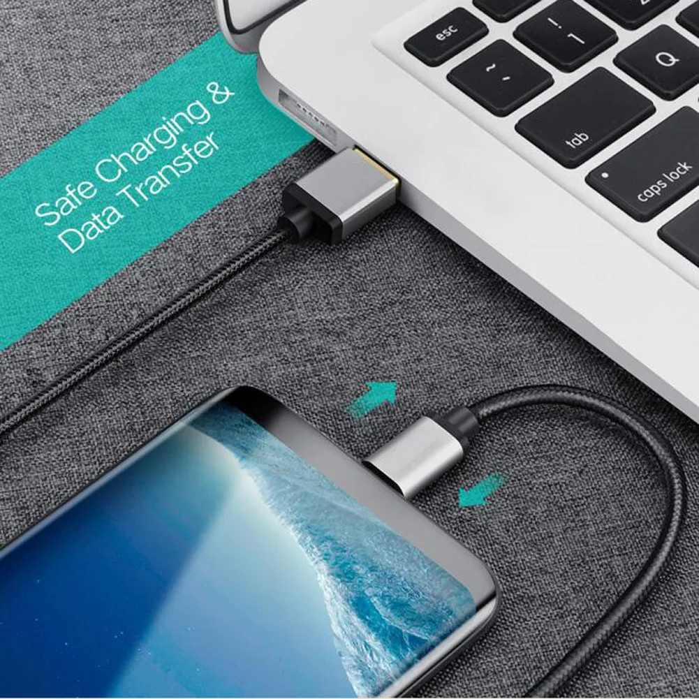 Для samsung S8 S9 Plus, huawei mate 9, быстрый USB C type C кабель для синхронизации данных и зарядки телефона, зарядное устройство, нейлон, высокая скорость зарядки, мода