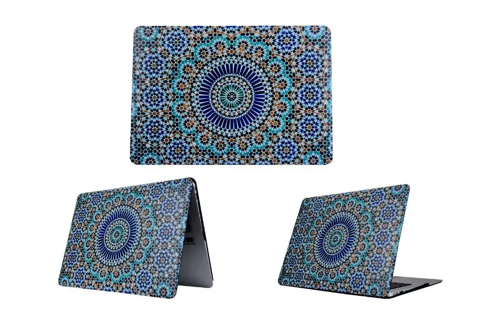 Ультратонкий легкий пластиковый жесткий чехол из искусственной кожи с покрытием