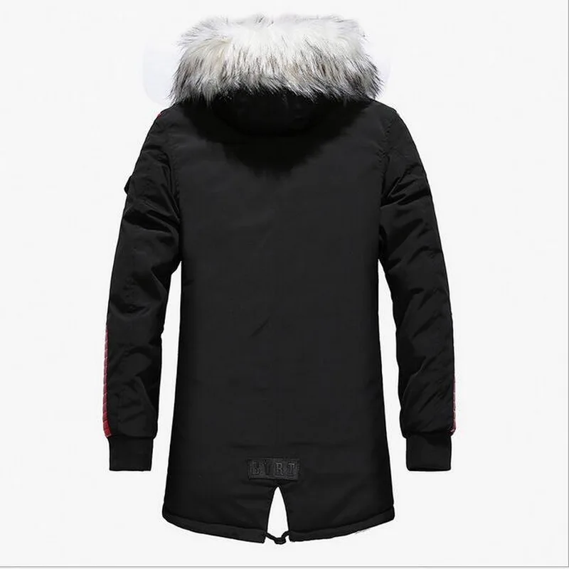 Parkas Men Fashion Brand Men Wram Coat Casual Outwear Winter High Quality Men Hooded Coat Jackets Casual Men's Outwear