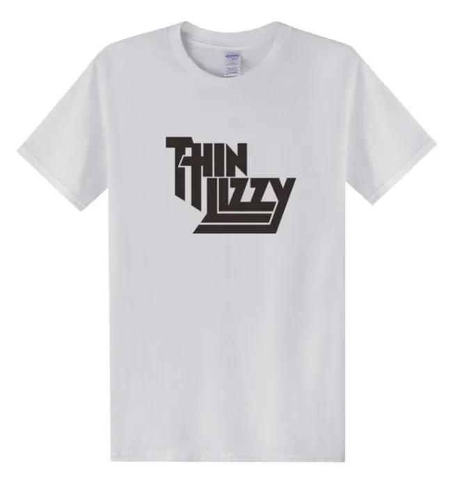 Тонкая футболка Lizzy с рок-группой из тяжелого металла мужские топы Мужская