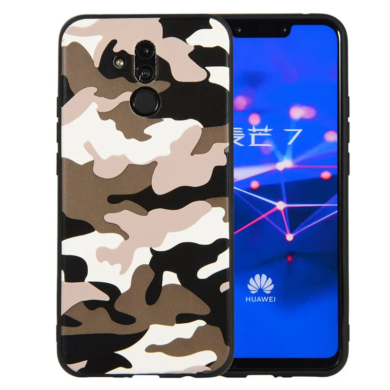Wekays для Huawei Mate 20 Lite армейский зеленый камуфляжный чехол Pro Мягкий ТПУ силиконовый