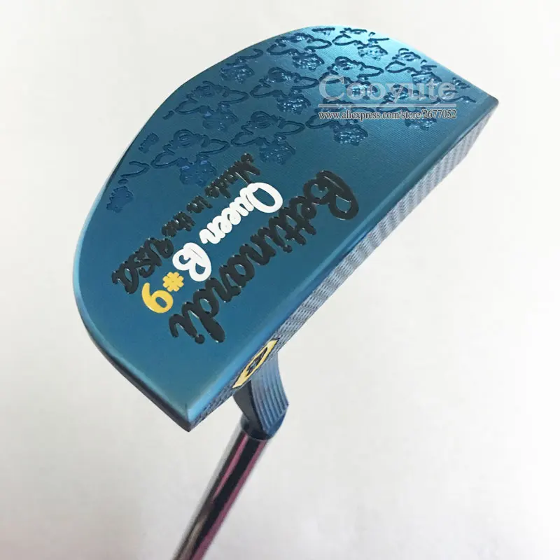 

New Clubs BETTINAID Queen B#9 forged carbon steel with full cnc milled Golf Putter Steel Golf shaft and Putter headcover
