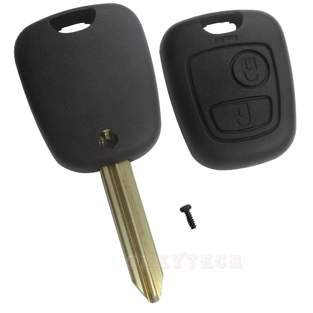 Чехол для автомобильных ключей OkeyTech с 2 кнопками Citroen C1 C2 C3 C4 C5 Berlingo Picasso Saxo Xsara