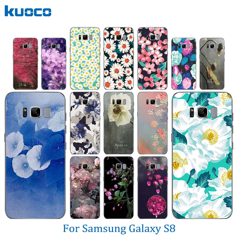Чехол для телефона Samsung Galaxy S8 прозрачная Мягкая силиконовая задняя крышка G9500 G950