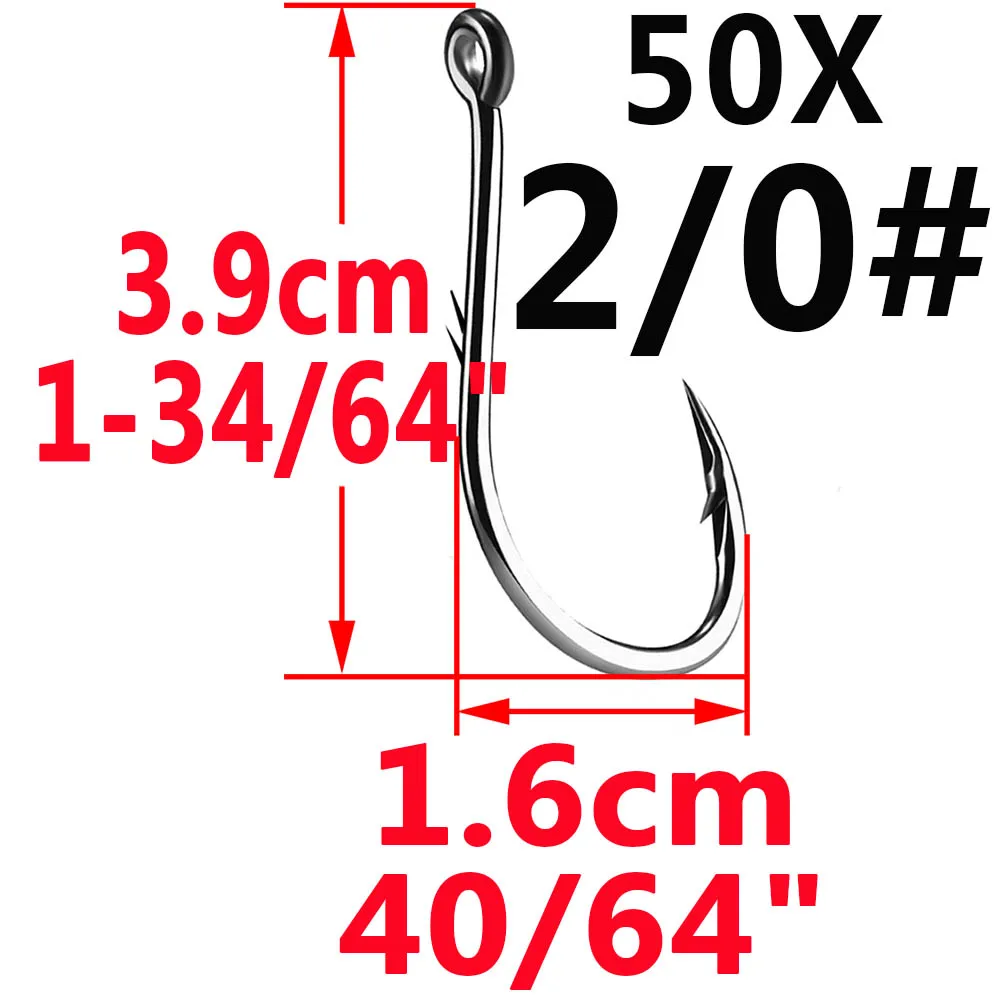 size 2I0 Simpleyi, 50 шт./лот, рыболовные крючки, 6#1#1/0-5/0#, рыболовный крючок, держатель для приманки, джиг, большой колючий крючок, тройные Крючки, рыболовные снасти - Цвет: size 2I0