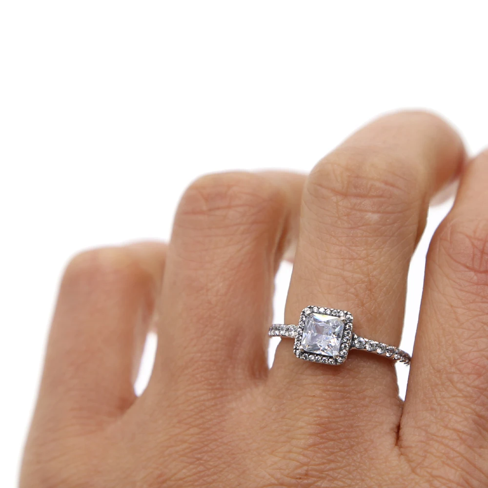 Женское Винтажное кольцо из серебра 925 пробы с цирконом|rings for women|silver ringring |