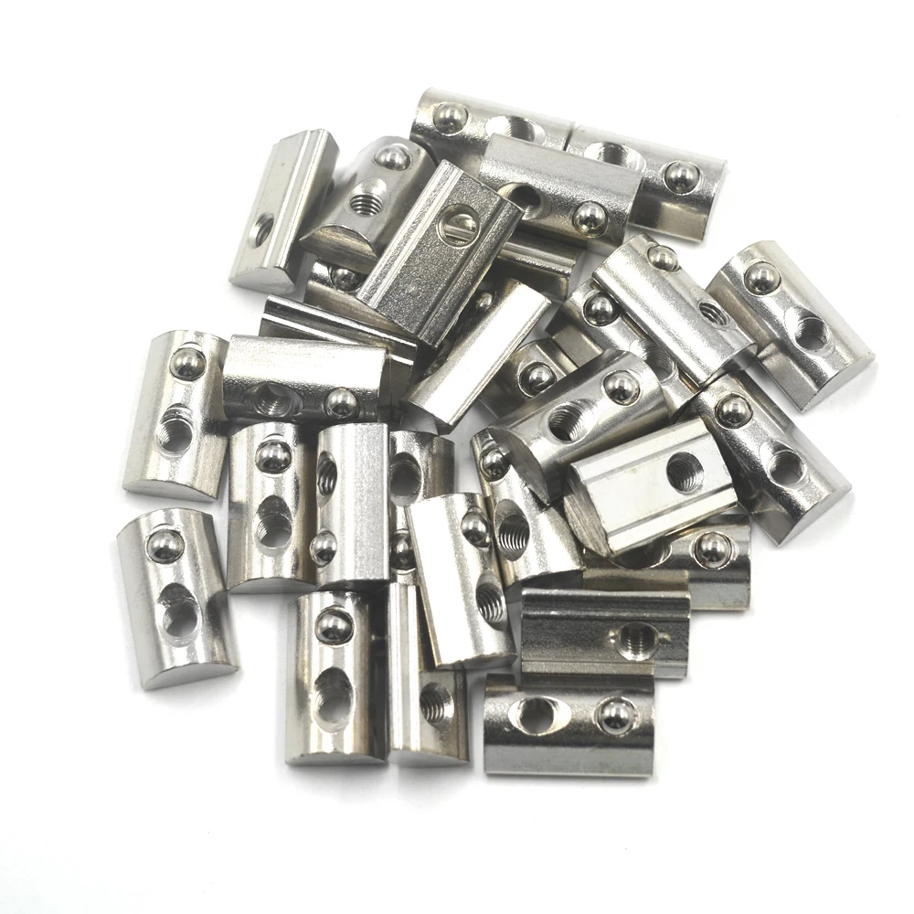 Серебряный европейский стандарт 40 серия алюминиевый слот углеродистая сталь