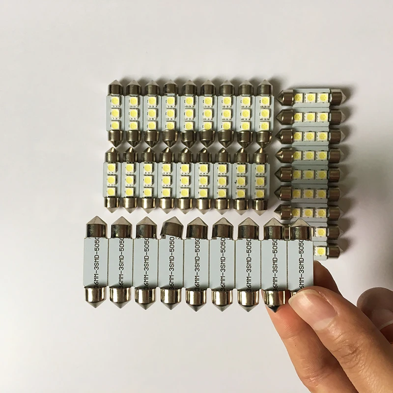 Светодиодная лампа для автомобиля C5W 5050 3 Smd 3Smd 31 мм 36 39 41 Dc 12 В | Автомобили и
