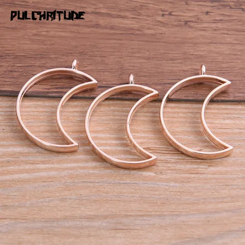 Rose Gold 5 Pulchrode 6 шт./лот 12 видов стилей цвета розового золота сплав ювелирные аксессуары геометрический брелок полый клей пустой кулон лоток ободок 12C - Окраска металла: Rose Gold 5