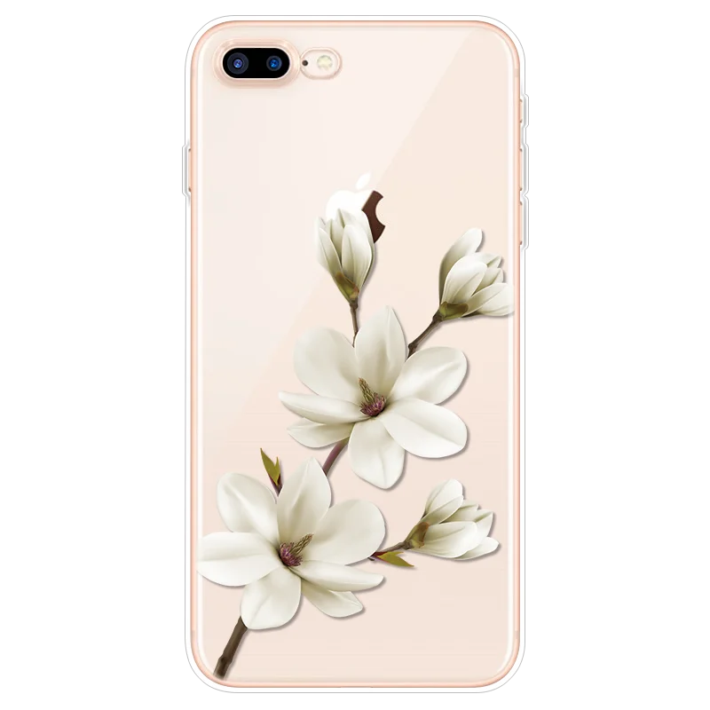 5baih Летний чехол с цветами для iPhone 7 Plus 8 6 6S Plus 4 4S 5C 5 5S SE силиконовый чехол для iPhone XR X XS Max 9 10 мраморный чехол с единорогом - Цвет: 5baih