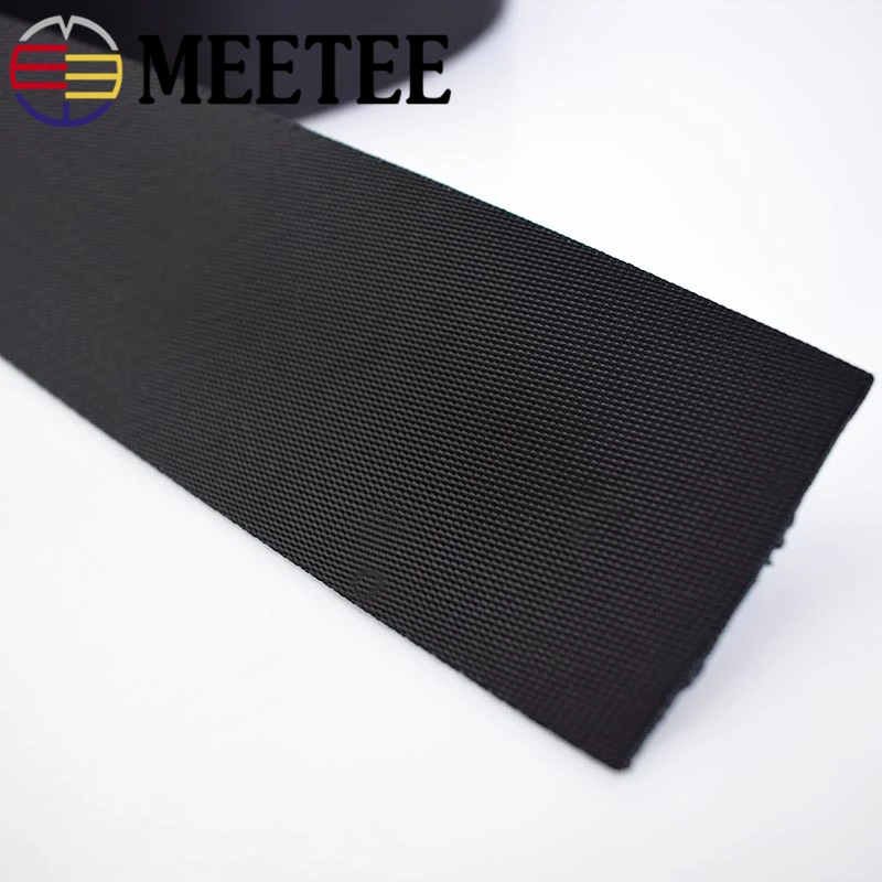 5 ярдов Meetee 2/2.5/3.2/3.8/5 см черная лента для ошейника собаки ремешок шитья сделай сам