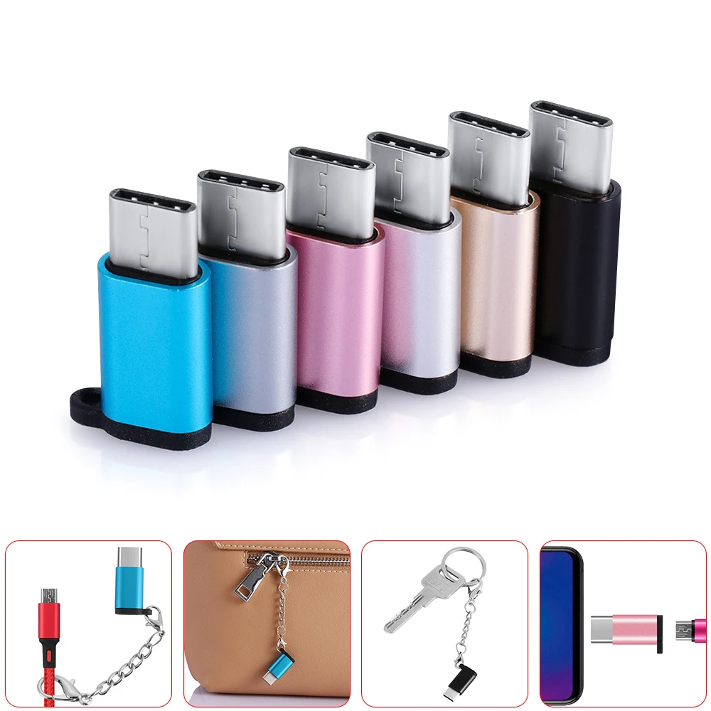 Переходник для смартфонов Huawei Android прочный переходник ключей Type C OTG Micro USB женский