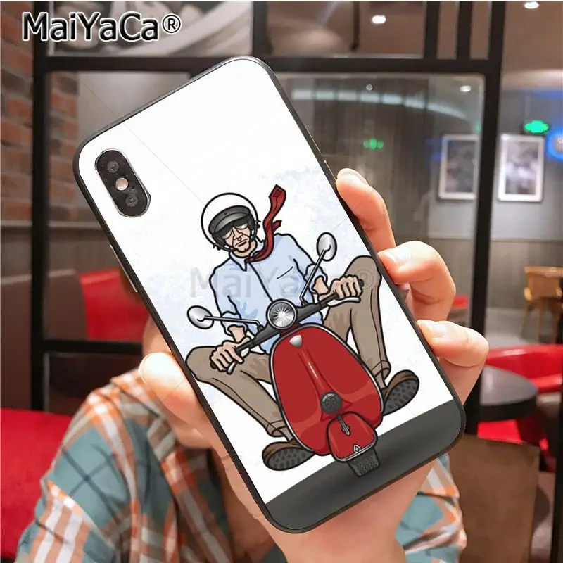 6 MaiYaCa Vespa скутер чехол для телефона iphone 11 Pro X 8 7 6 6S Plus 5 5S SE cass - Цвет: 6