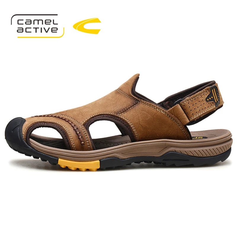 Босоножки Camel Active мужские из натуральной кожи мягкие сандалии дышащая легкая