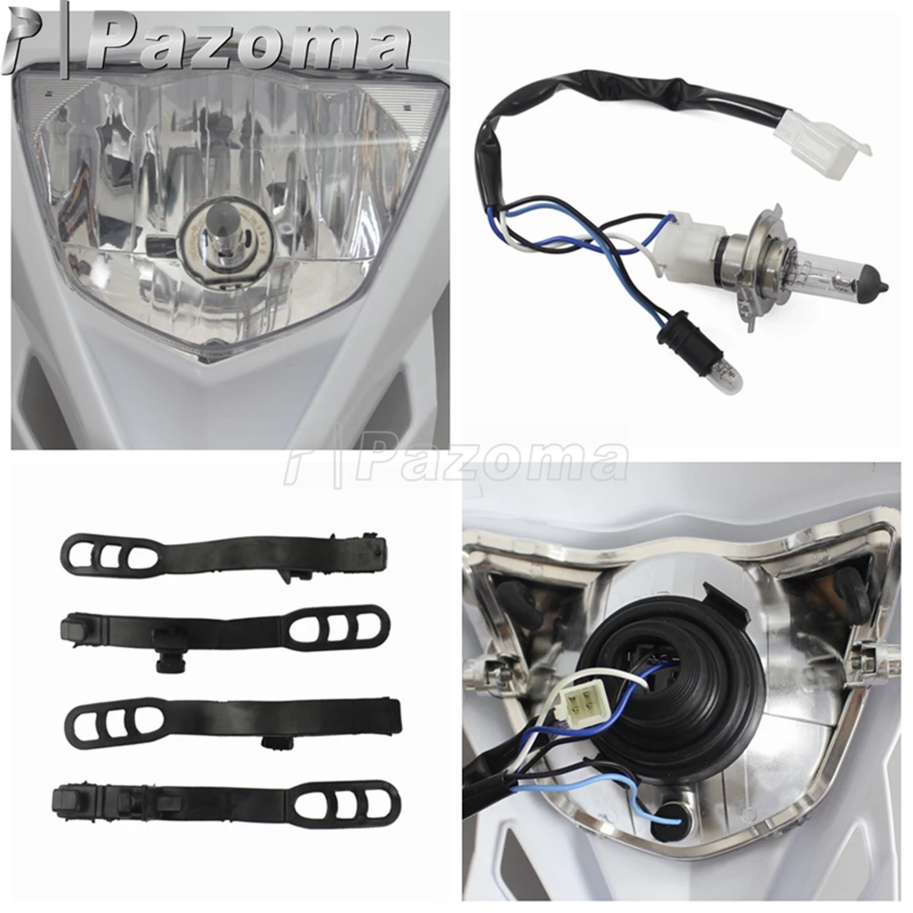 12V35W моторцикл MX Supermoto фара мотоциклетная для Yamaha WR250F WR450F KAWASAKI KLX KX 250 450 2012-2016 |