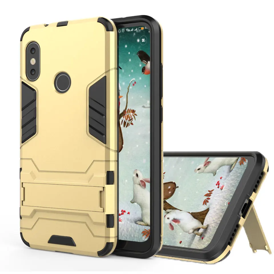 Роскошный защитный Ударопрочный силиконовый пластиковый чехол для XiaoMi RedMi Note 6 Pro