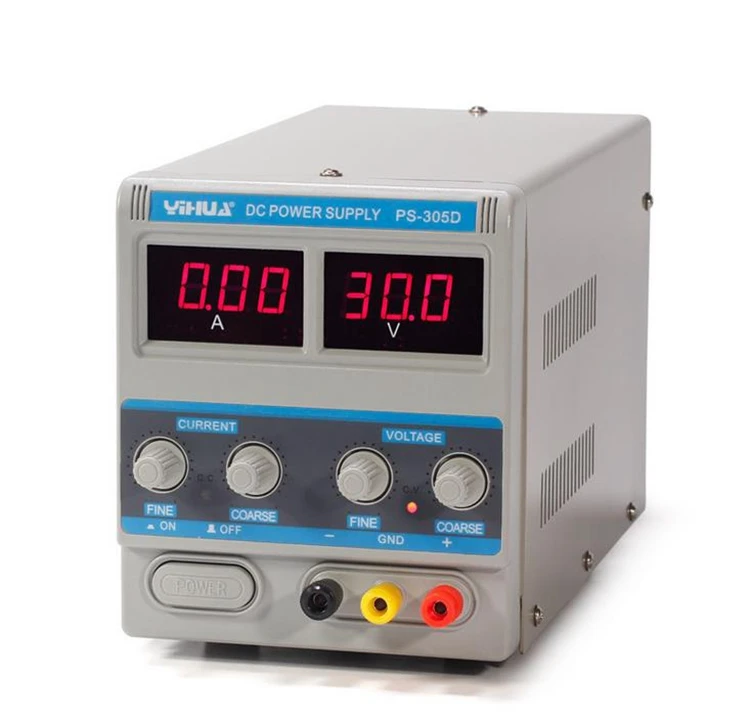 YIHUA 305D 220V DC источник питания прецизионный лабораторный Регулируемый регулятор 30V