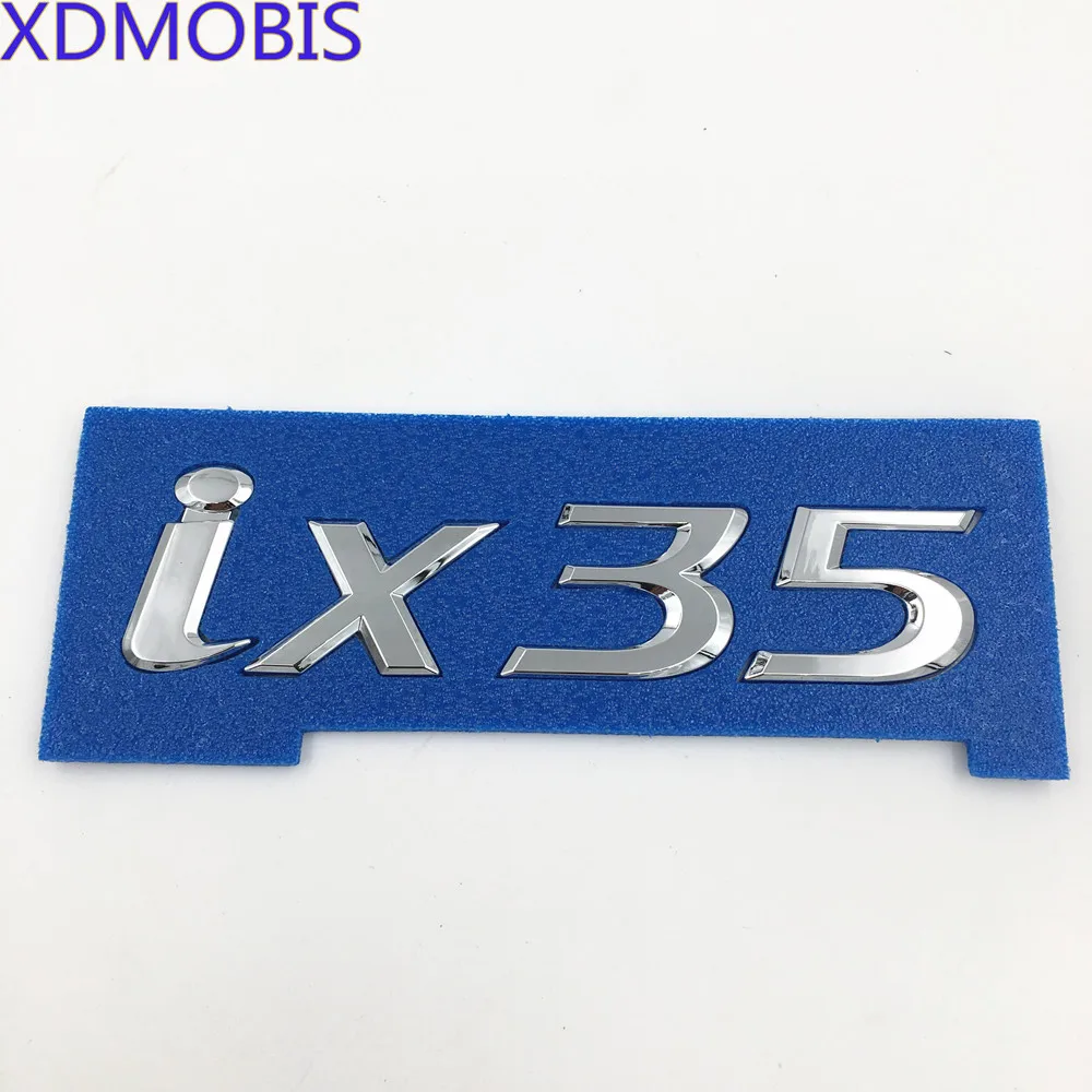 Знак заднего багажника Ix35 Эмблема автомобиля из АБС хромированная отделка для