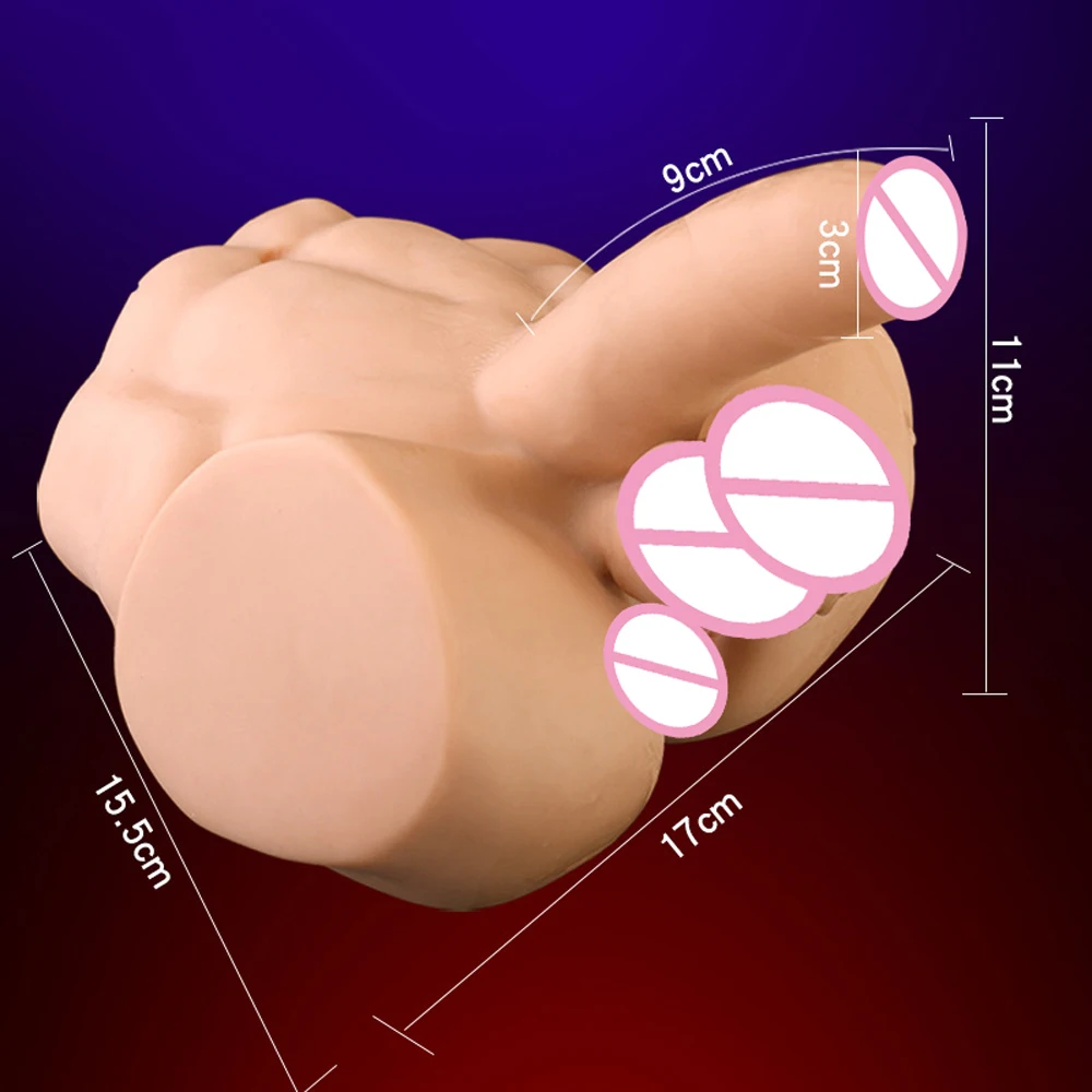 Секс кукла большая задница унисекс Foreskin огромный фаллоимитатор реалистичные