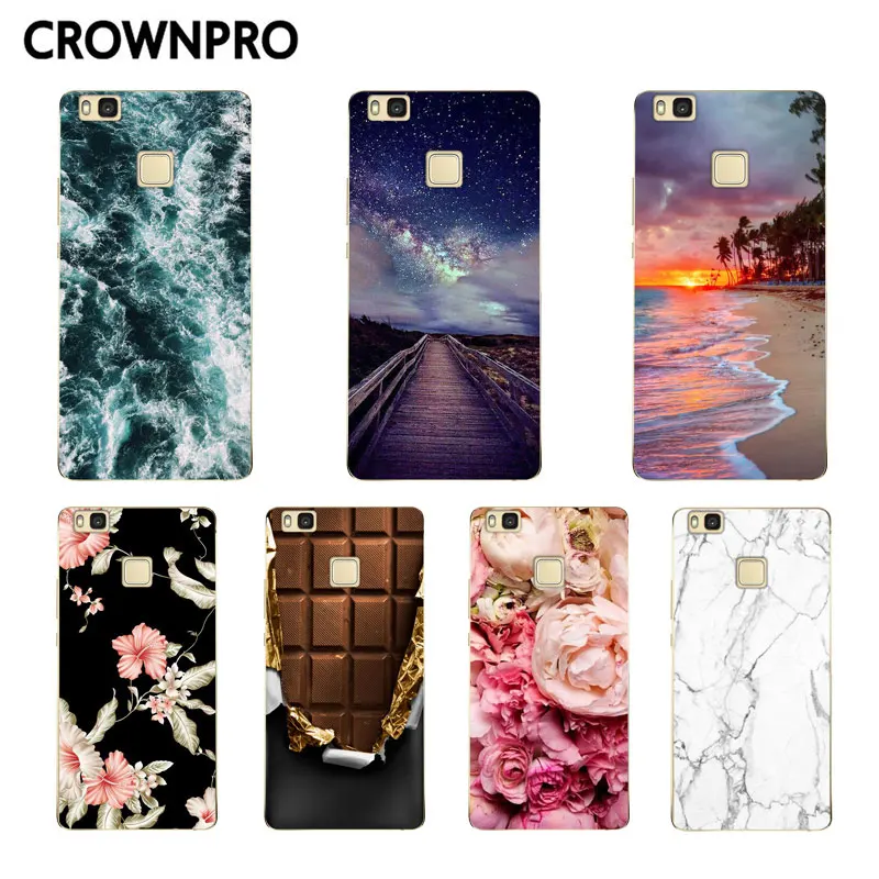 CROWNPRO чехол для Huawei P9 Lite силиконовый защитный мягкий телефона P9lite 2016 задняя крышка