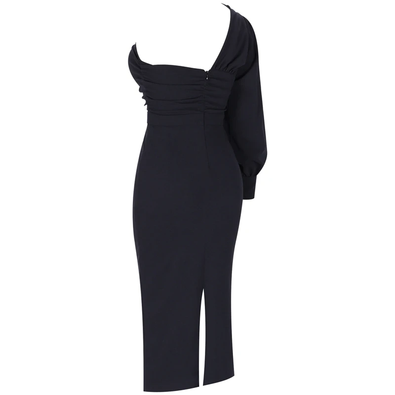 Ocstrade 2019 Осенняя женская модная сексуальная Bodycon Вечерние Платье драпированное