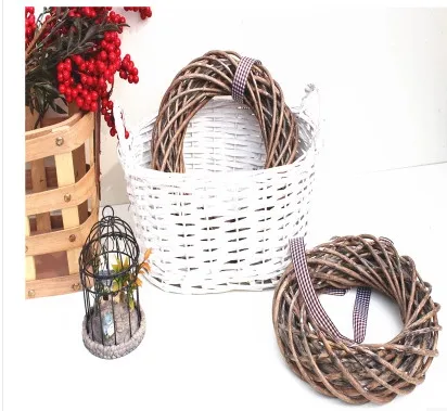 Украшение Модный цветочный венок кольцо из ротанга свадебные принадлежности