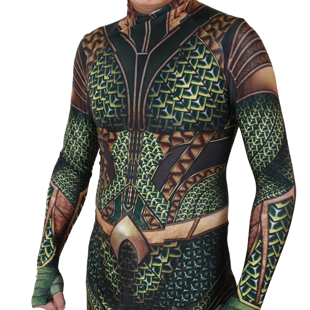 Аниме DC comic Aquaman Arthur Curry косплей костюм взрослые мужчины дети мальчики Zentai боди