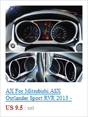 AX задняя дверь крышка багажника Накладка багажника для Mitsubishi ASX Outlander Sport 2011- хромированная литьевая декоративная стильная полоса
